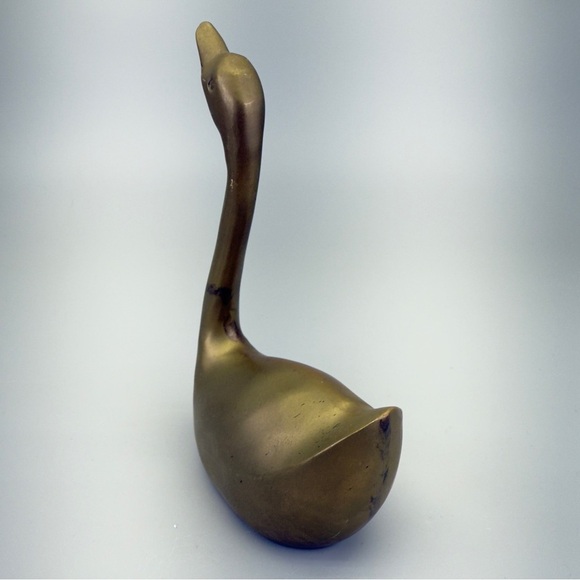 Vintage Penco MCM Brass Swan Figurine - Picture 6 of 7